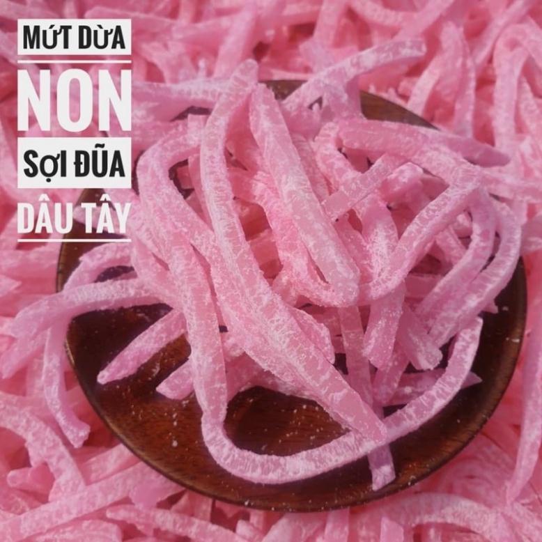 Mứt dừa non sởi đũa - 1kg  TỪ ĐƠN 50K,  Hàng ngon nhà làm