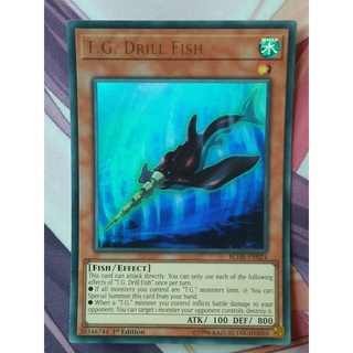 Thẻ bài yugioh: t.g. drill fish blhr-en024