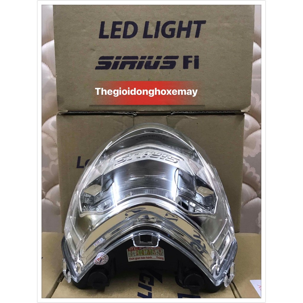 Đèn pha led 2 tầng cao cấp LED LIGHT cho xe Sirius FI