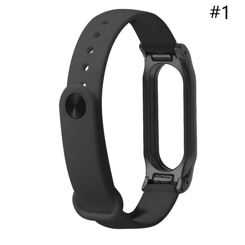 Dây Đeo Thay Thế Chất Liệu Silicon Thiết Kế Nhiều Lỗ Thời Trang Cho Xiaomi Mi Band 2