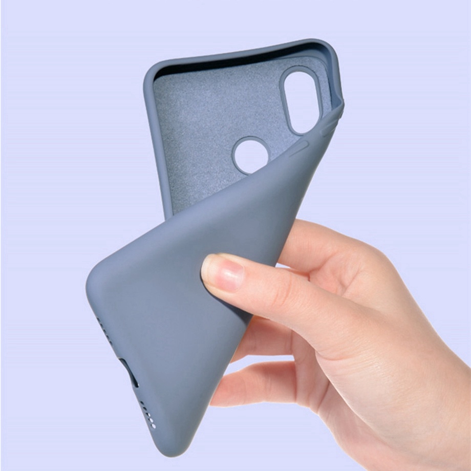 Ốp Lưng Silicone Màu Trơn Thời Trang Cho Samsung Galaxy S8 S9 Plus S10E