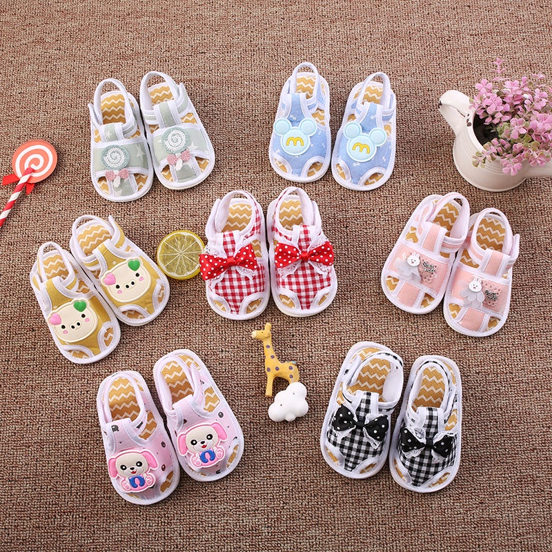 Giày Chống Trượt Xinh Xắn Cho Bé 0-1 Tuổi 6-12 Tháng Tuổi