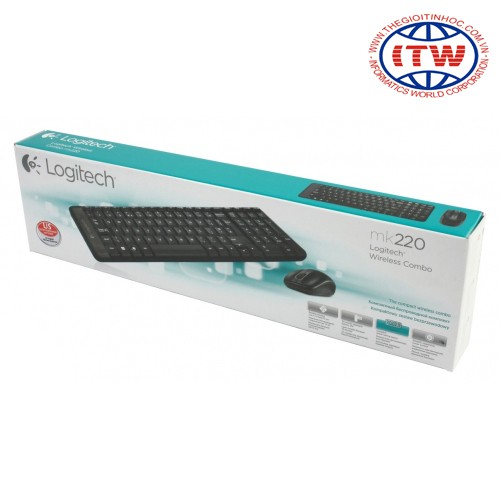 Bộ bàn phím và chuột không dây Logitech Wireless MK220 | BigBuy360 - bigbuy360.vn