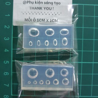 Khuôn silicon nail-resin đúc hạt đá bán cầu Z-106