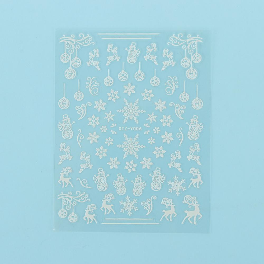 JUNE Miếng Dán Trang Trí Móng Tay Dạ Quang DIY