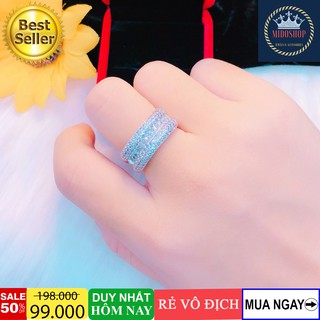Nhẫn nữ đẹp Midoshop đeo là SANG tôn sáng da bạn