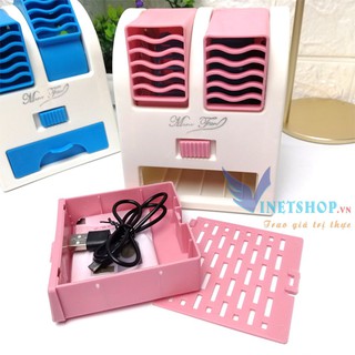 Quạt đá mini 2 cửa hàng loại 1 cực mát 2 chế dộ quạt giá 99k -dc1315