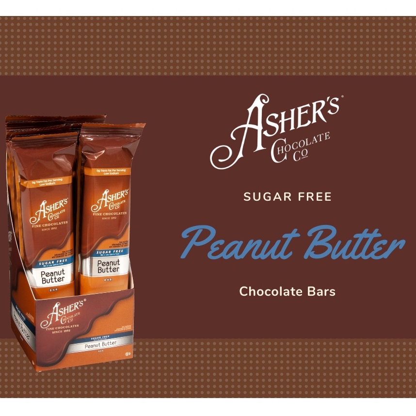 [USA - SUGAR FREE CHOCOLATE] Kẹo Socola ăn kiêng không đường ASHER'S CHOCOLATE