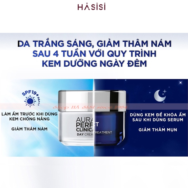 Kem Dưỡng Trắng Da Ban Ngày L'Oreal Aura Perfect Day Cream SPF17 PA++ 50ml