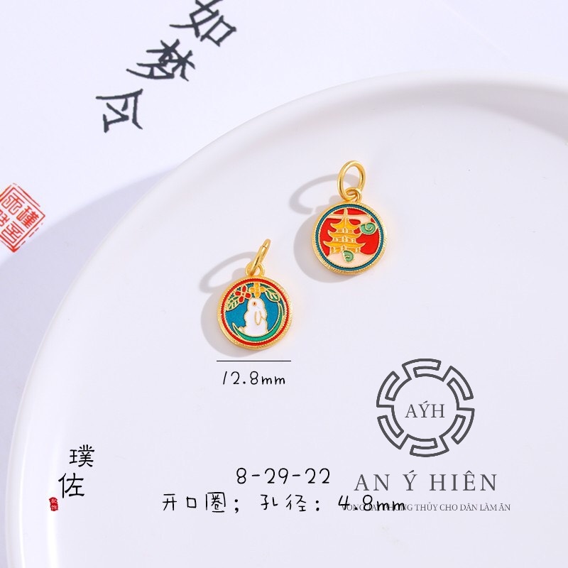 Charm Khóa thỏ trắng #C168 ( An Ý Hiên)