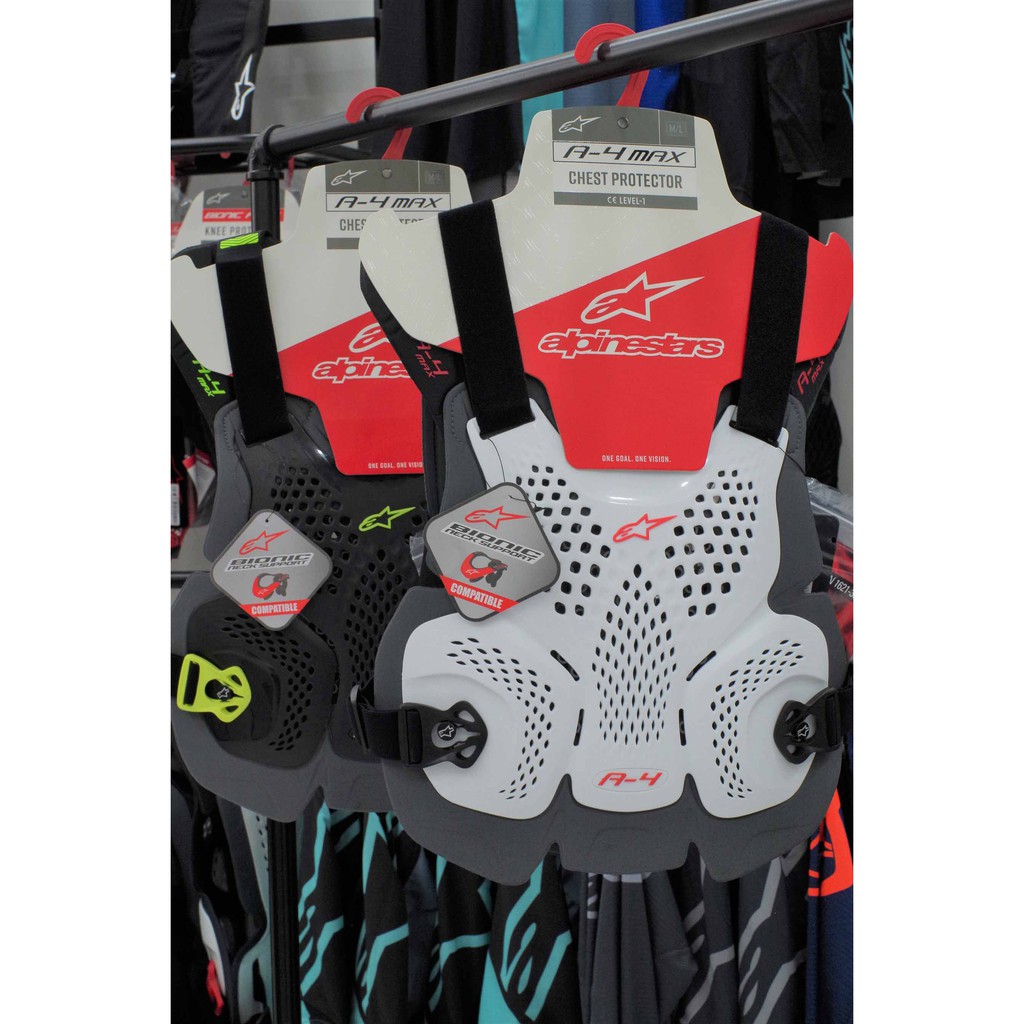 Áo giáp moto xe cào cào Alpinestars A-4 MAX CHEST PROTECTOR 6701520