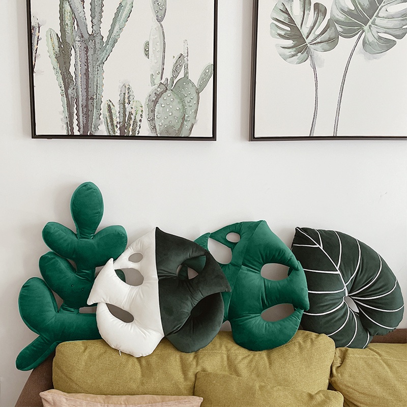 Gối Tựa Lưng Mềm Mại Hình Cây Xanh