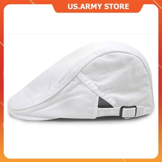 Nón Beret Kiểu Mỏ Vịt Cho Nam Và Nữ, Mũ Lưỡi Trai Hàn Quốc Thoáng Mát Vải Kaki Cao Cấp Thời Trang