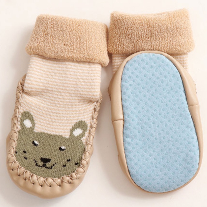 Vớ Dày Dặn Chống Trượt In Họa Tiết Hoạt Hình Dễ Thương Cho Bé Sơ Sinh