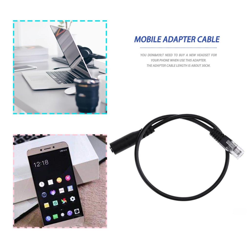 Dây Cáp Chuyển Đổi Tai Nghe buddy 3.5mm Sang rj9 Cho Điện Thoại Thông Minh