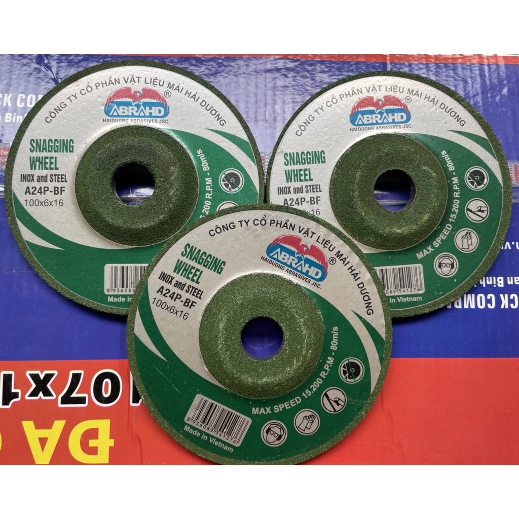 ĐÁ MÀI BAVIA XANH 1 TẤC 100X6.0X16MM VẬT LIỆU HẢI DƯƠNG