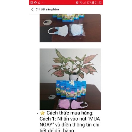 Hộp 10 cái  Khẩu trang y tế 5D FAMAPRO NAM ANH cho trẻ em