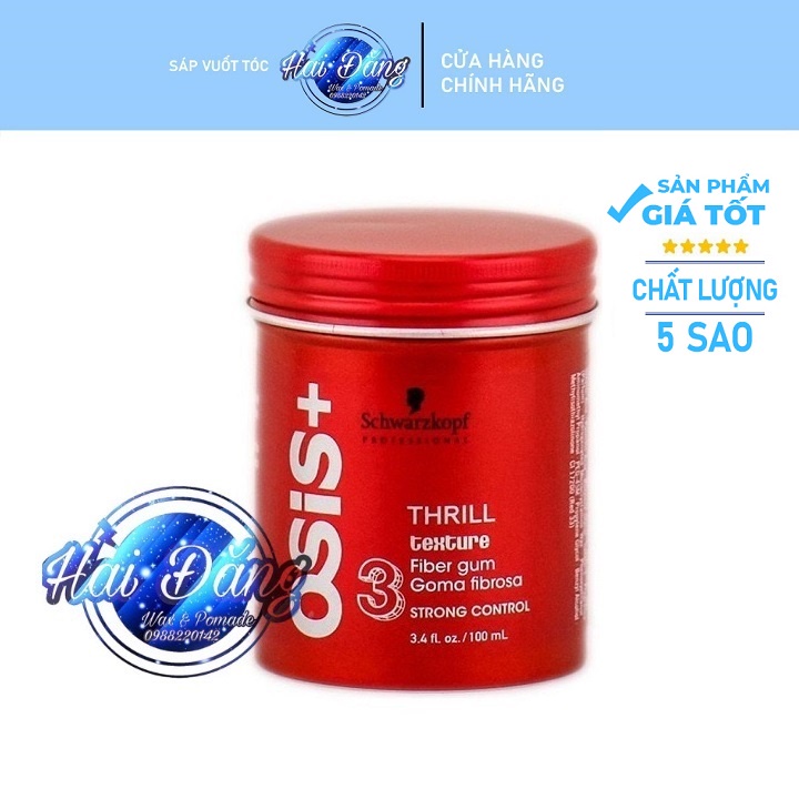 [Chính Hãng Đức] Sáp Vuốt Tóc Osis Thrill 3 100ml cao cấp nhập khẩu Đức