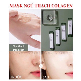PVN16273 Mặt nạ ngủ thạch colagen .