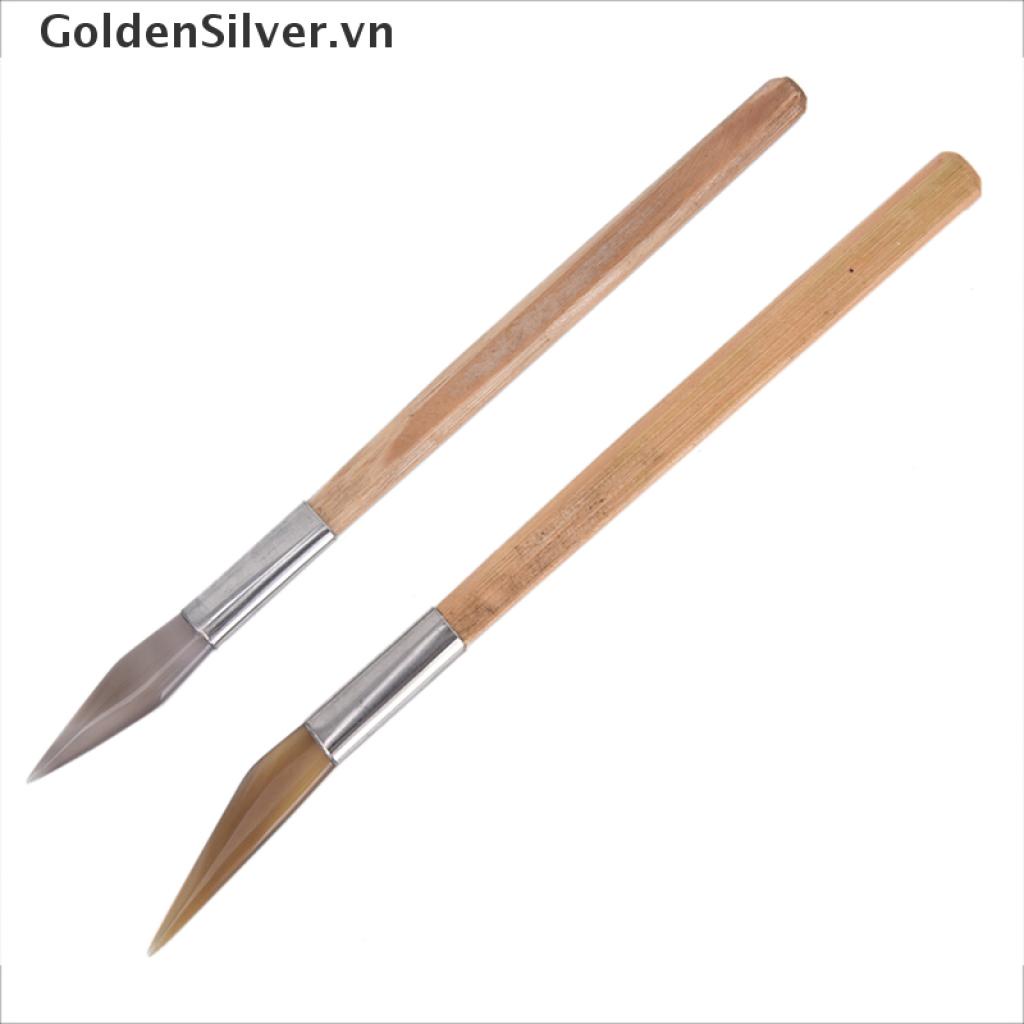 Dụng Cụ Đánh Bóng Trang Sức Có Tay Cầm Bằng Tre Tiện Dụng