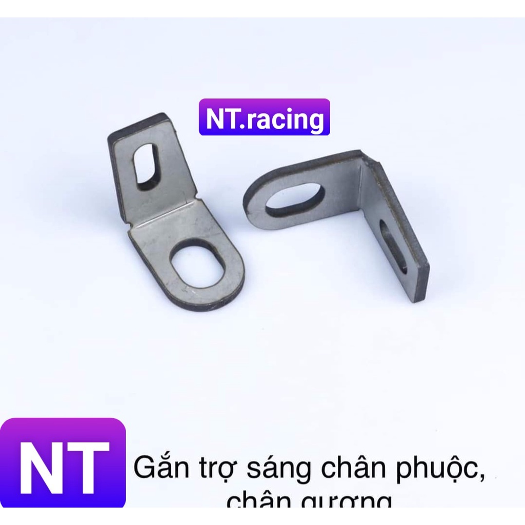 Pát trợ sáng Mini gắn chân phuộc, chân kính - gắn đèn trợ sáng xe máy