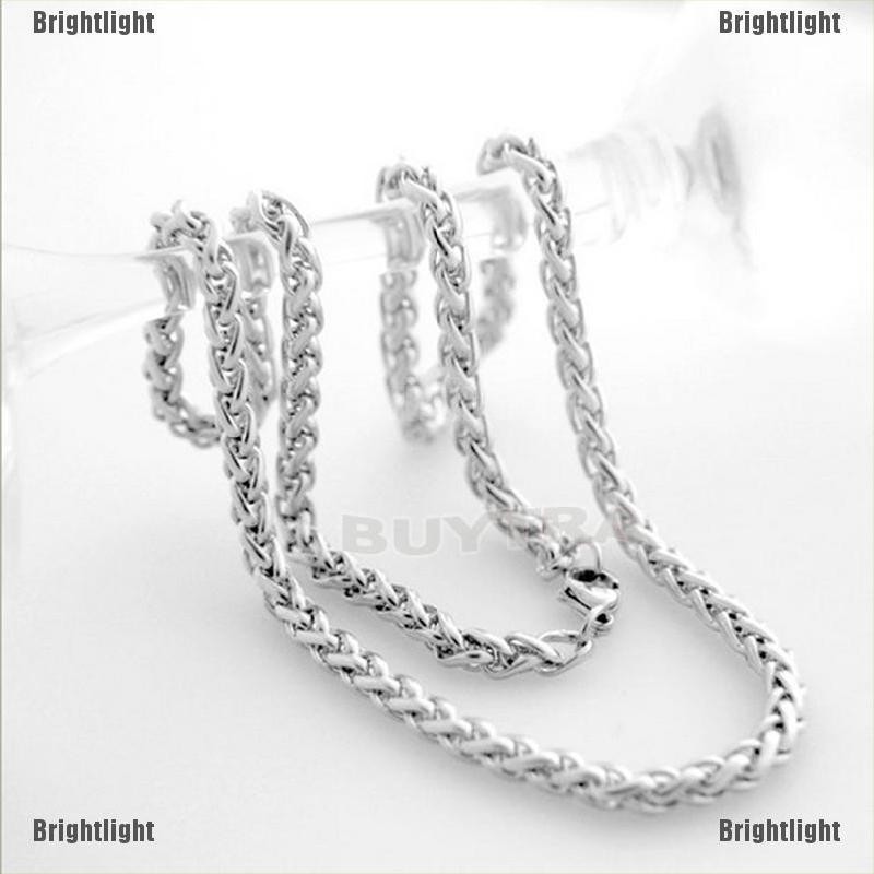 Dây Chuyền Bạc Thời Trang Cá Tính 3 / 4 / 4 / 5 / 6MM