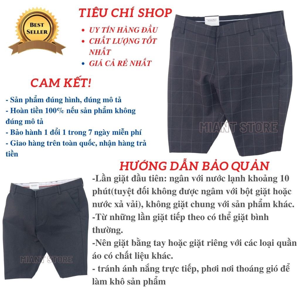 Quần Short Nam Tây Âu Cao Cấp QST01 , Quần Nam Vải Co Giãn, Form Chuẩn,Dễ Phối Đồ
