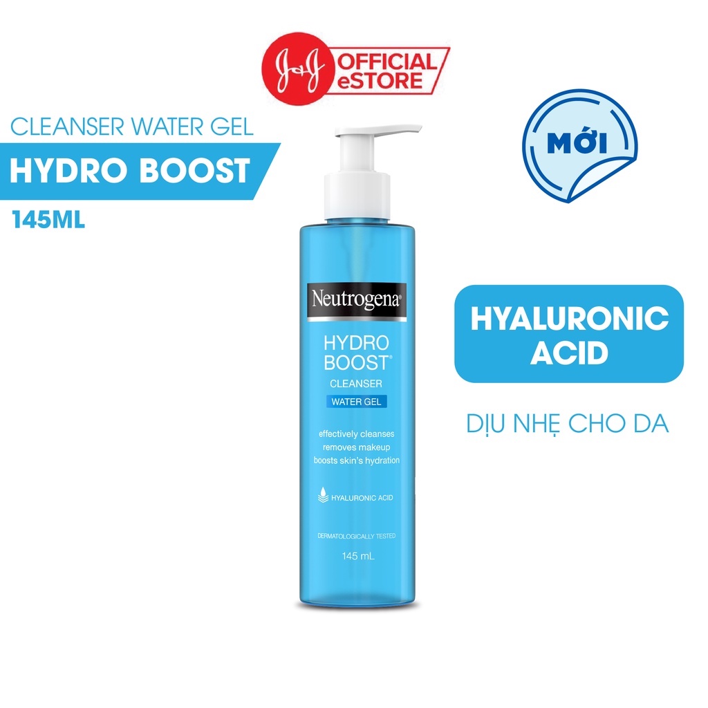 Gel rửa mặt Neutrogena Hydro Boost Cleanser Water Gel 145ml