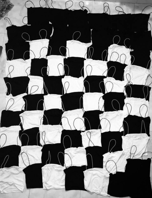 Áo hai dây basic, áo 2 dây sợi bún ôm dáng croptop - Colory shop