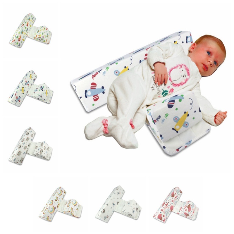 Gối ngủ tam giác định hình chống lăn cho bé 0-6 tháng