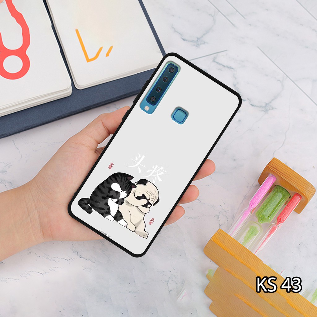 Ốp lưng SamSung A7-2018/A9-2018 in hình Chó Mèo Sociu_KINGSTORE.HN_Ốp SS A750/A950