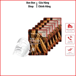 Túi 10 miếng mặt nạ dưỡng da - mặt nạ ngủ dưỡng trắng chiết xuất nhân sâm 3W Clinic Hàn Quốc 23ml