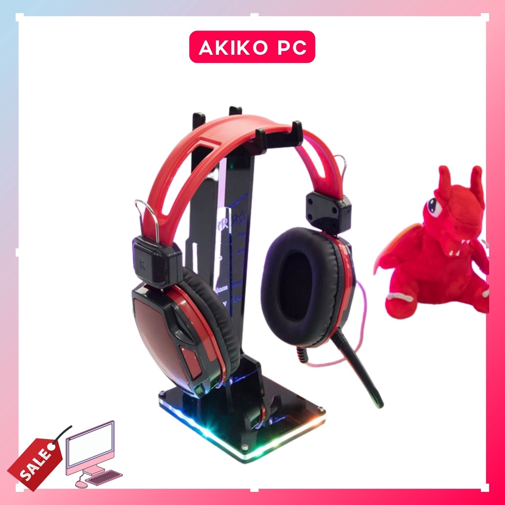 Tai nghe chụp tai Gaming có led và Mic cực chất AKIKO G606