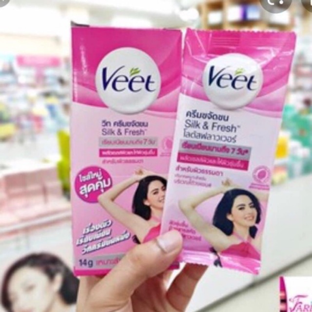 Kem tẩy lông veet dạng gói 14g thái lan