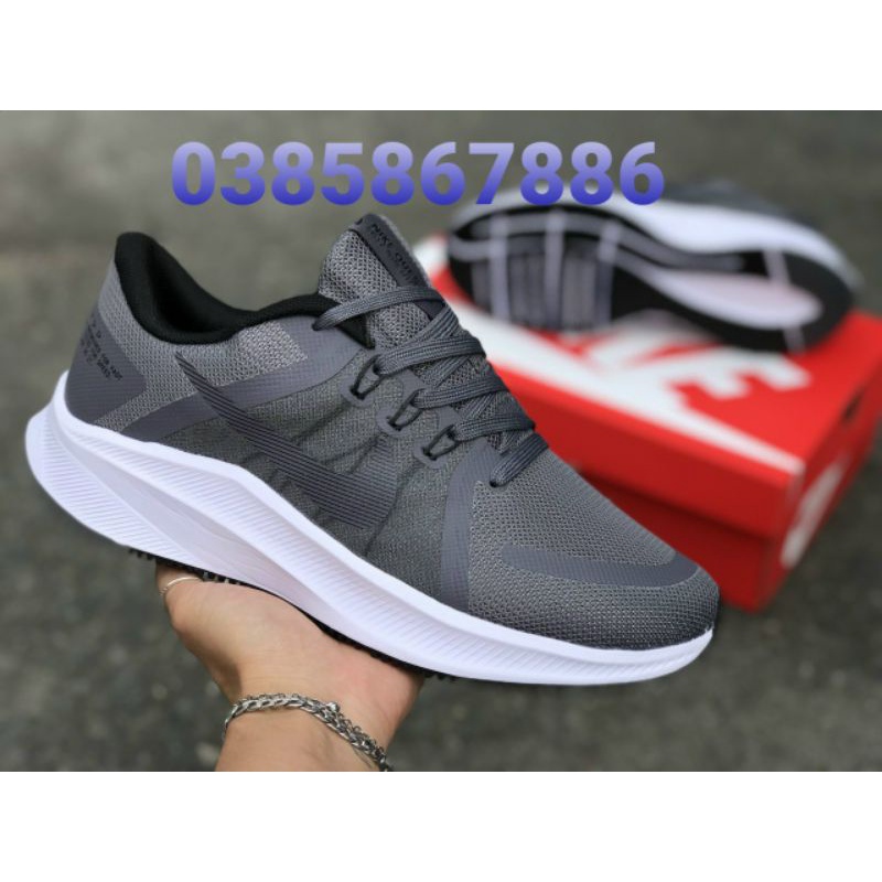 Giày Nike Running Quest 4 (2021) Xám Nam (M) [Auth - Chính Hãng - FullBox] SAIGONSNEAKER79STORE