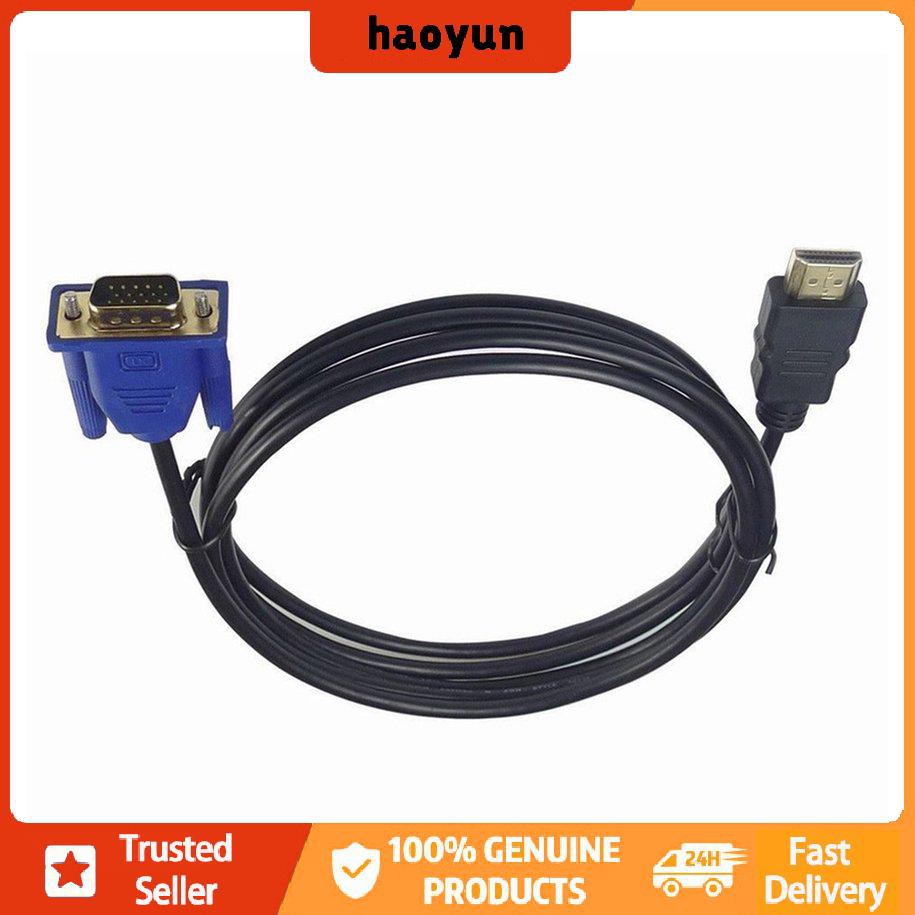 Dây Cáp Hdmi-compatible Sang Vga 1m Kèm Móc Xỏ Ngón Nam Châm Tiện Dụng