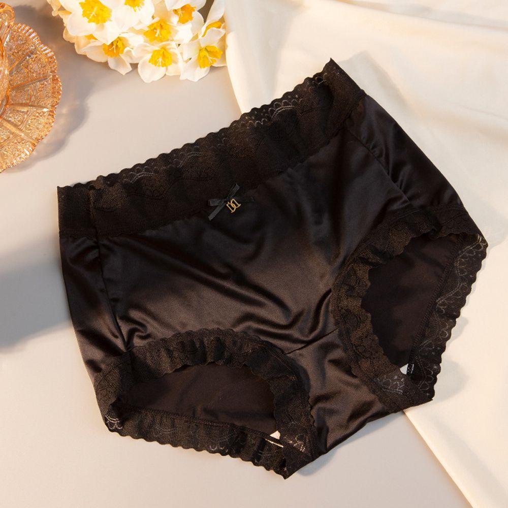 SOMEDAYZL Quần Lót Mềm Mại Co Giãn Màu Trơn Phong Cách Nhật Bản Cho Nữ