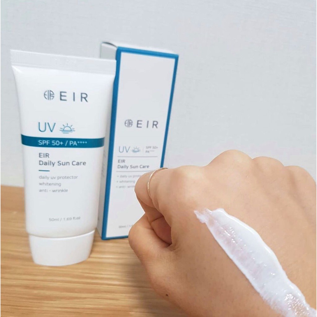[Sale] Kem chống nắng không bết trích da SPF 50+ PA++++ EIR Daily Sun Care 50ml | BigBuy360 - bigbuy360.vn