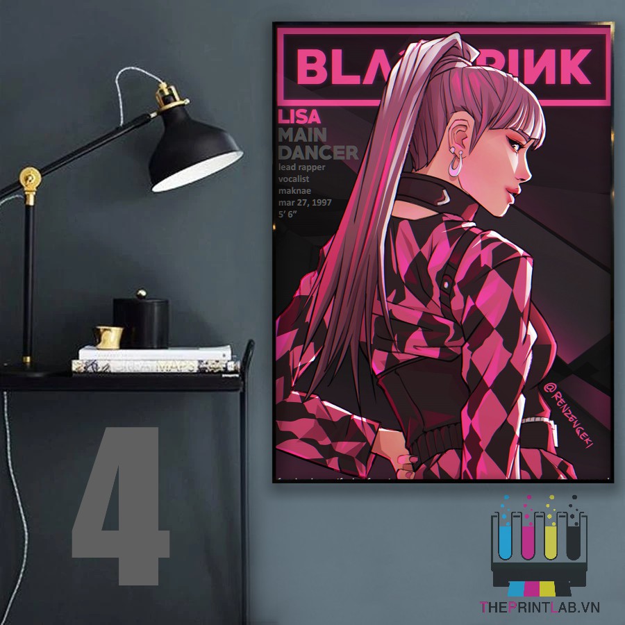 K-POP BLACKPINK IN THEO YÊU CẦU MẪU 8