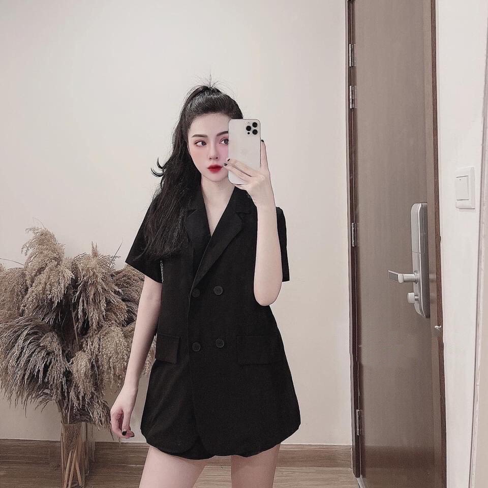 Set vest cộc tay có size chất tuyết mưa dày dặn chuẩn form vanmiushop