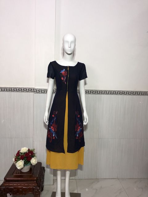 ĐẦM DẠ HỘI ÁO DÀI TRUNG NIÊN