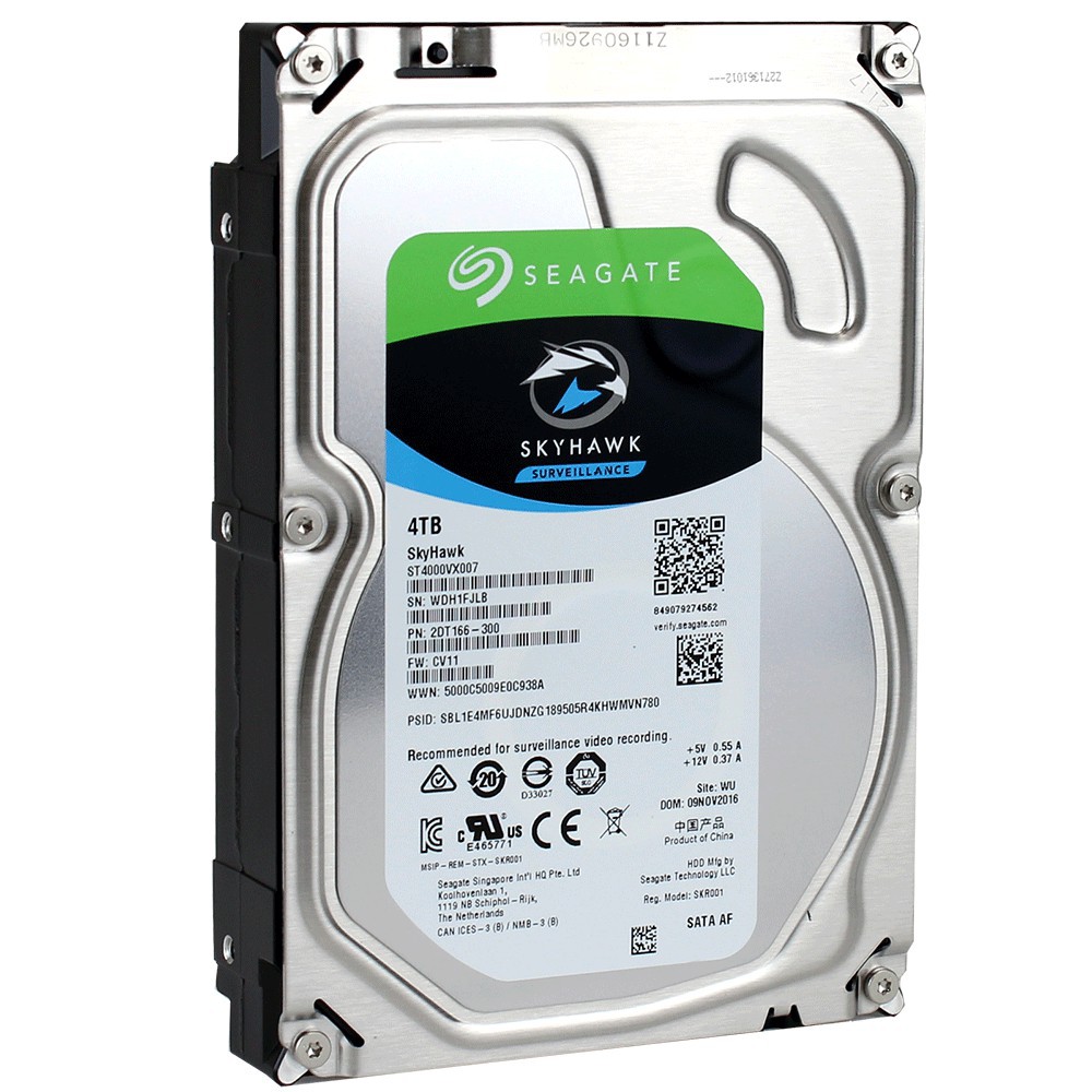 Ổ Cứng HDD Seagate Skyhawk 4TB/64MB/3.5 BH chính hãng 36T