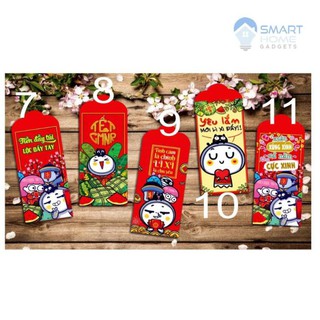 Bao Lì Xì Tết Tân Sửu 2021 - Bộ 20 Bao Lì Xì Tết