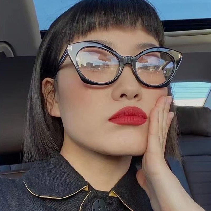Mắt kính gọng chữ t thời trang retro cho nữ