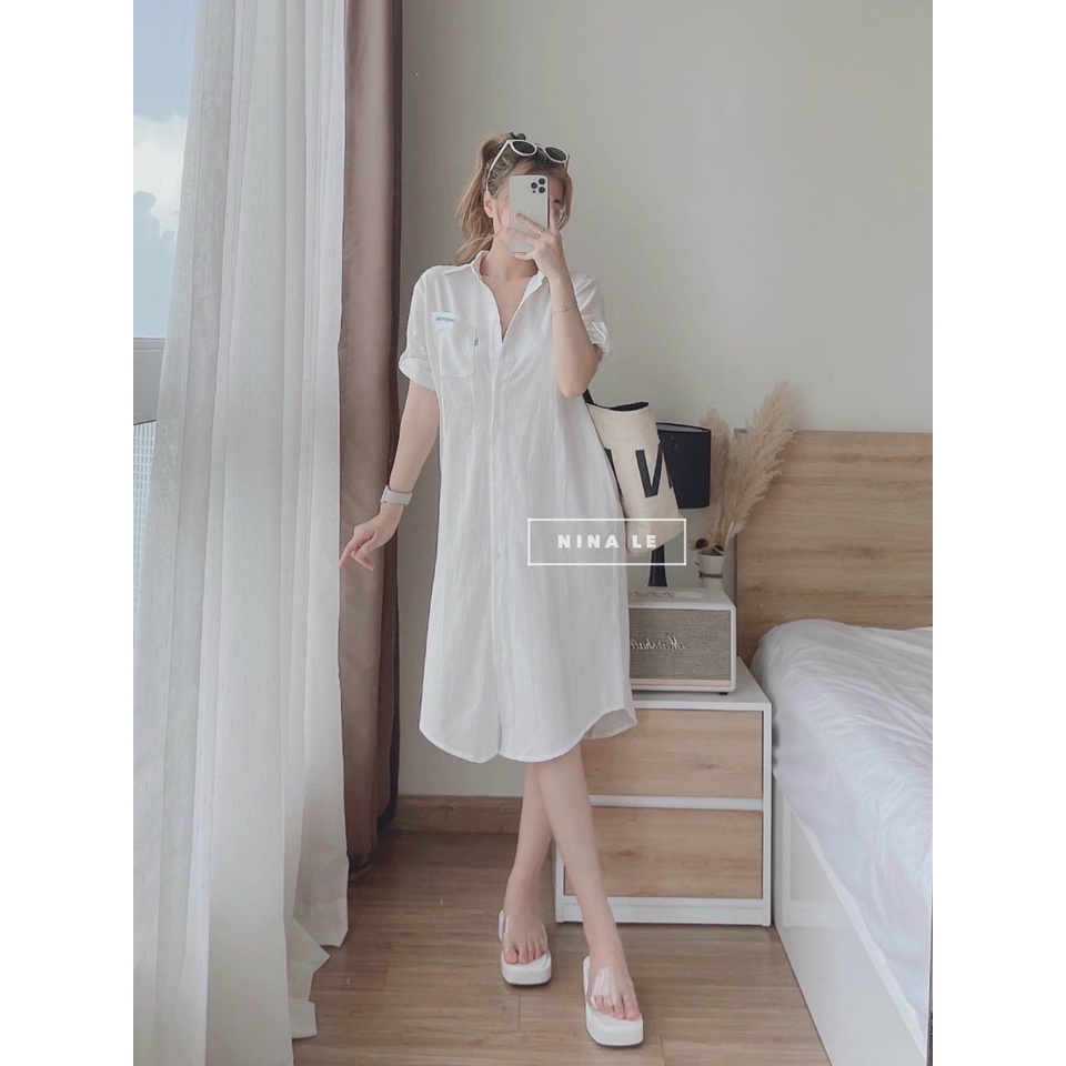 Đầm váy nữ suông dài họa tiết hoạt hình siêu đáng yêu, năng động dành cho các nàng