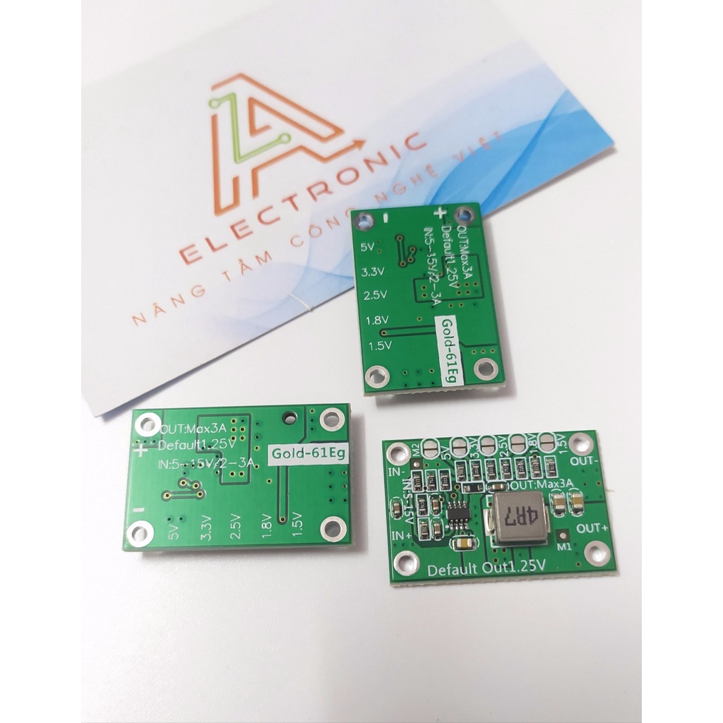 Mạch điều chỉnh áp CA-1235 1.25V 1.5V 2.5V 3.3V 5V 3A đầu vào 5 đến 15V G7-2