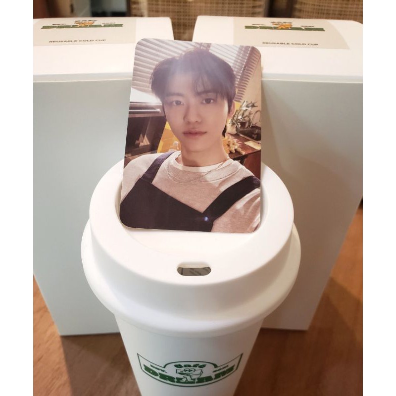 Bộ ảnh photocard NCT DREAM Cafe 7 dream tumbler Jeno Renjun Haechan Jaemin