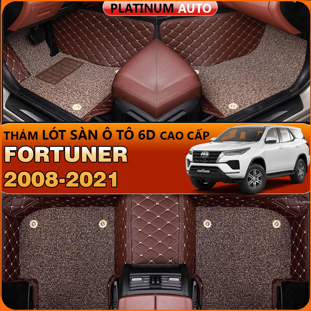 Thảm lót sàn ô tô 6D Toyota Fortuner 2008-2021