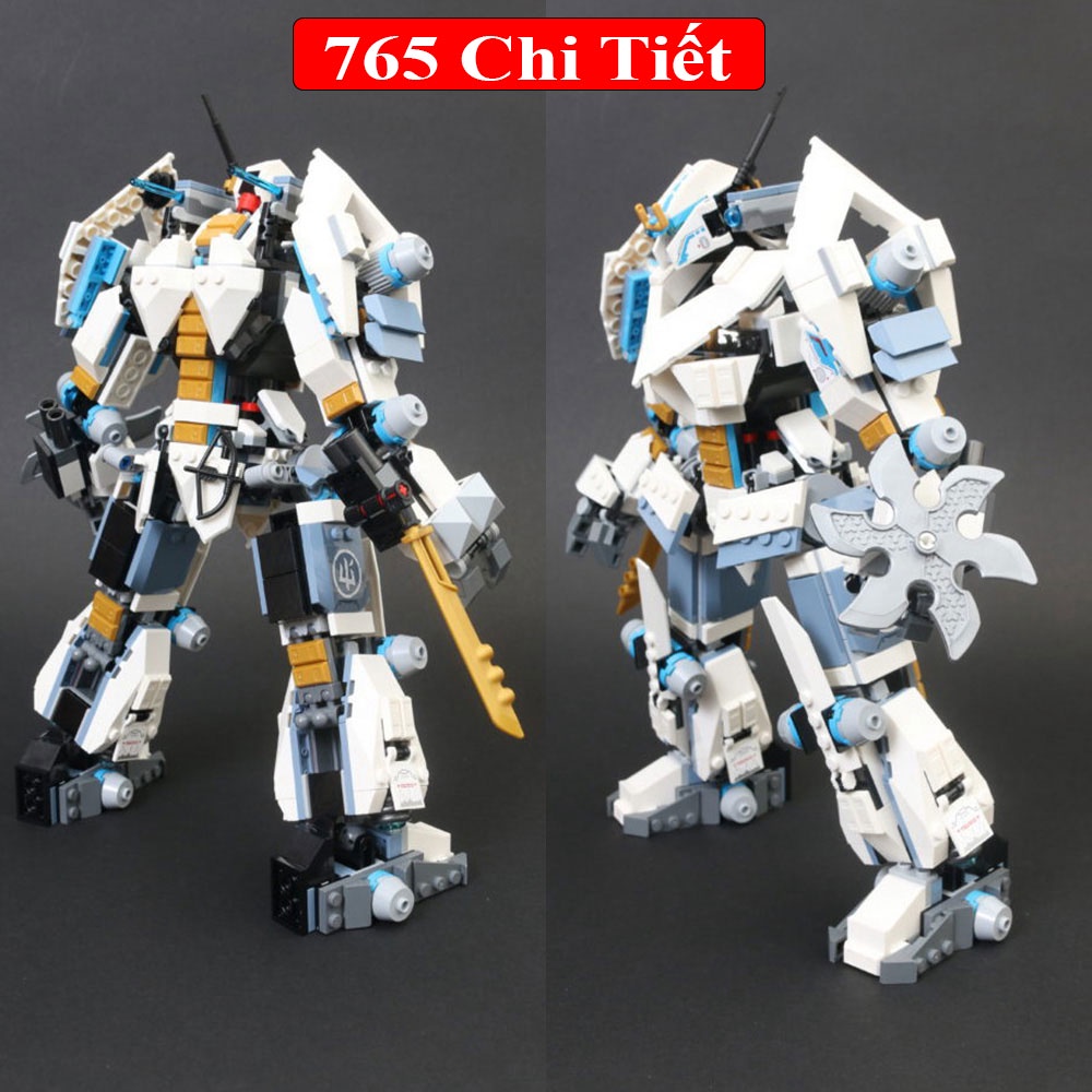 Lego Lắp Ghép Robot Ninja Warior Với hơn 760 chi tiết nhựa ABS cao cấp