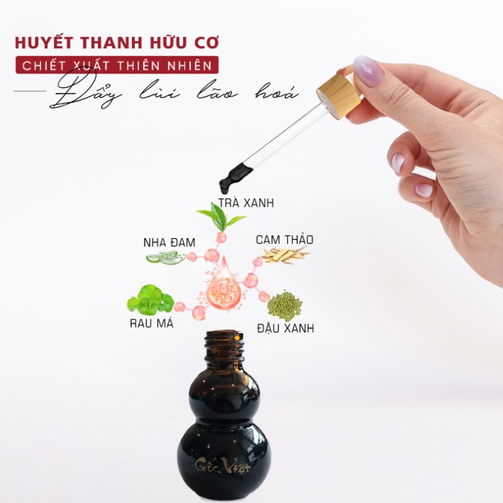 [CHÍNH HÃNG] TINH CHẤT MỤN GỐC VIỆT - loại bỏ mụn nhanh chóng, dưỡng da mịn màng trắng sáng